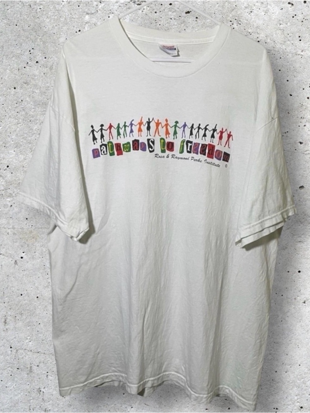 Y2K Rosa/Raymond Parks Pathways To Freedom Civil Rights T-Shirt // XL
